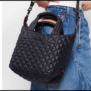 MZ Wallace Black Oxford Small Sutton Deluxe